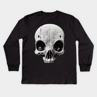 Surreal Alien Skull Artwork, Species Artwork Kids Long Sleeve T-Shirt